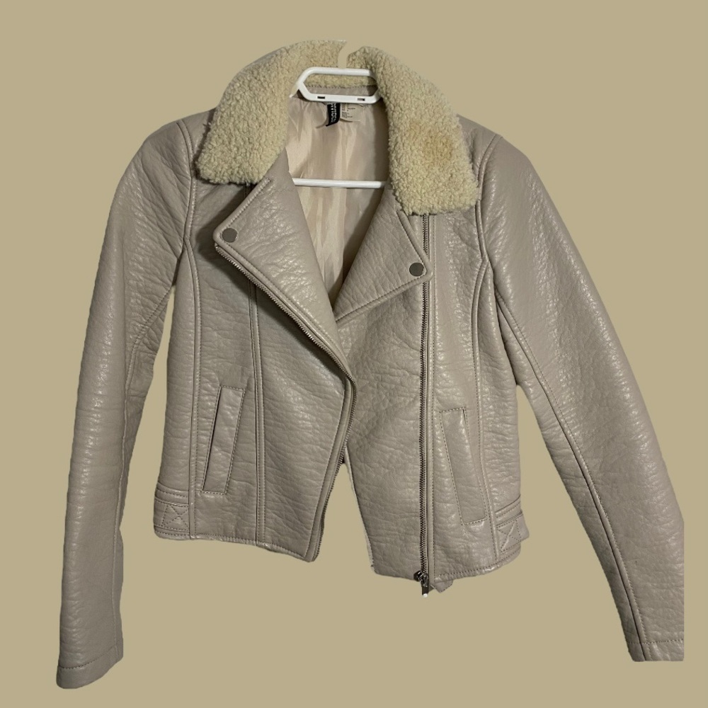 FAUX LEATHER JACKET
